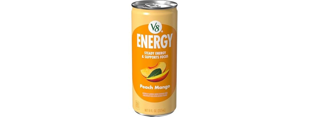V8 Energy Peach Mango Energy Drink, 8 fl oz Can