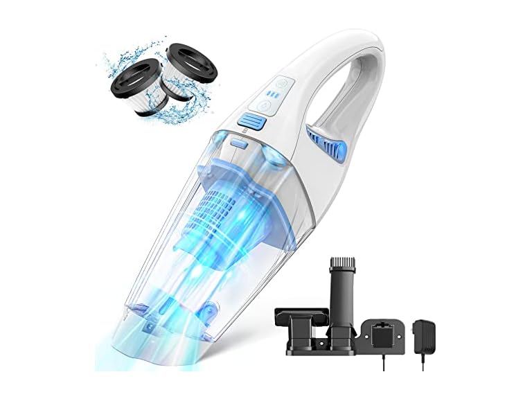 FUOAYOC Handheld Vacuum Cordless (White)
