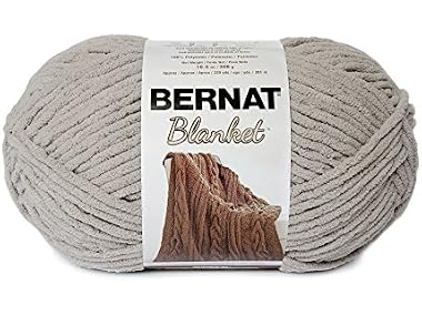 Bernat Blanket Yarn, Pale Grey
