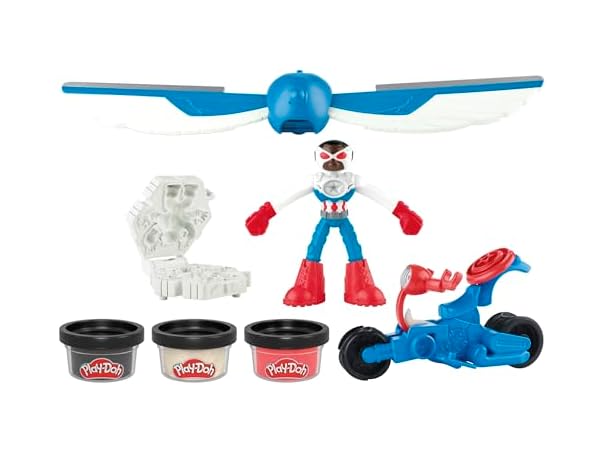 Play-Doh Captain America Moto-Slicer Playset