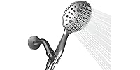 6" Handheld Shower Head 6-Spray 70" Hose