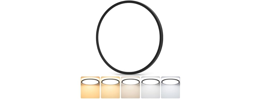 12 Inch 3200LM Dimmable LED Flush Mount Ceiling Light