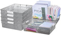 Cetomo Plastic Storage Box Clear Black, 6 Pack 