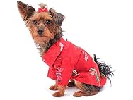Hawaiian Matching Pattern Dog Aloha Shirt in