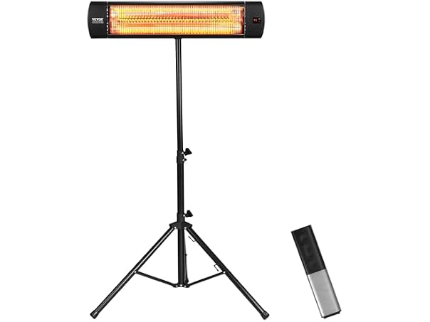 Infrared Heater, 1500W Remote Control Electric