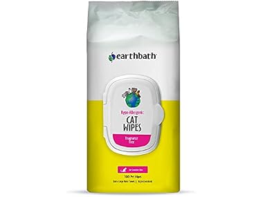 Earthbath Hypoallergenic Grooming Cat Wipes