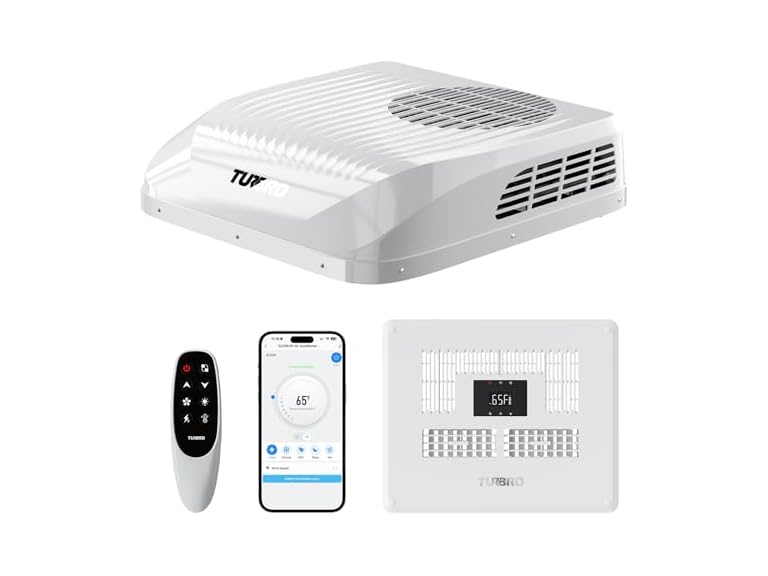 TURBRO Greenland-DC GLD09 RV AC, White