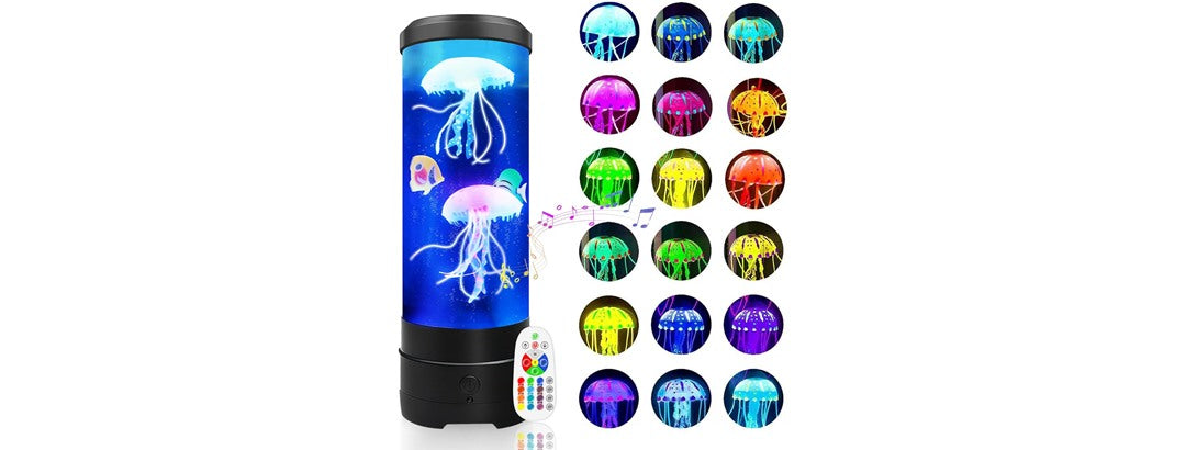 Jellyfish Lamp With Bluetooth Speaker