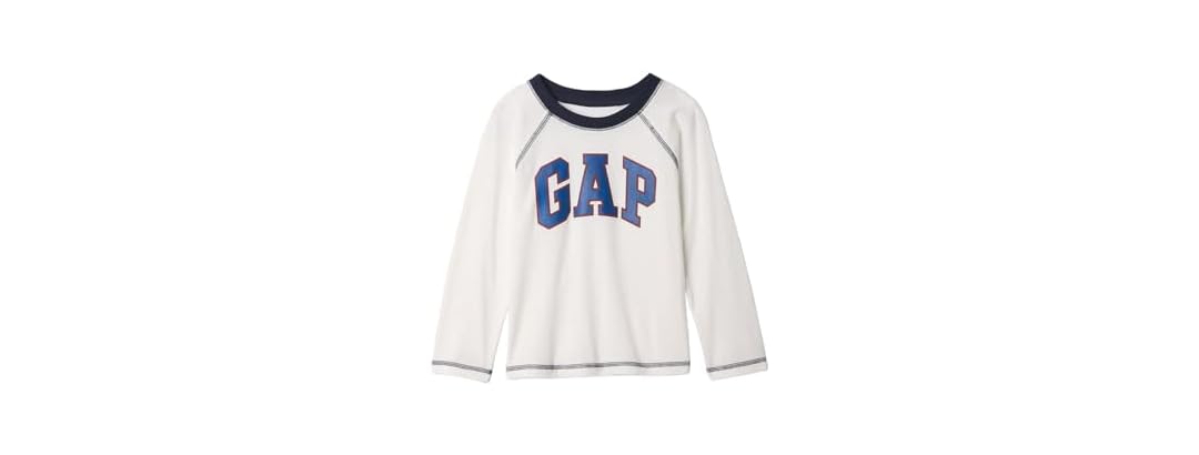 GAP Boys Baby-Boys Long Sleeve Logo Raglan Tee