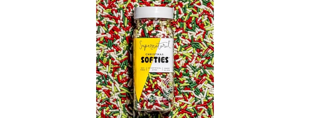 Christmas Softies Natural Sprinkles by Supernatu
