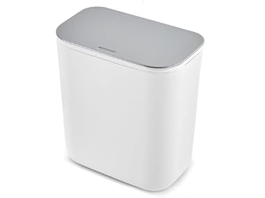 Compost Bin Kitchen for Countertop or Under Sink,2.4 White