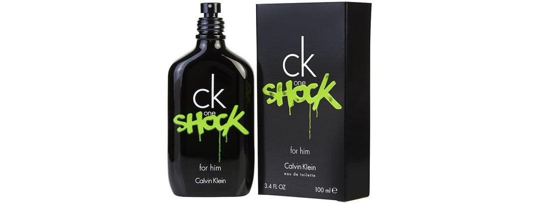 Ck One Shock Men Calvin Klein EDT Spray 3.4 oz.