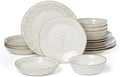 Lenox Dinnerware Set, Homespun 16-Piece Set (White, 16 Pieces)