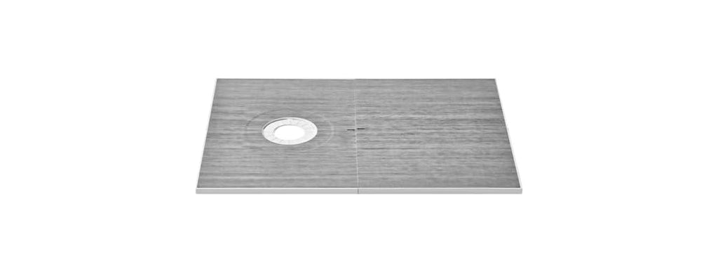 Shower Curb Kit, 60"x38" Shower Pan Kit with