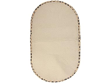 Envision Home Taupe Microfiber Pet Bowl Mat