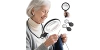 Lightswim Neck Wear Magnifying Glass with Light