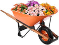 Wheelbarrow Cart, 6 Cu. Ft. Load & 330 lbs