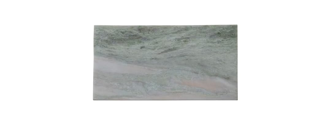 Bloomingville Rectangular Marble Cheese and Serving Board, Green Mélange