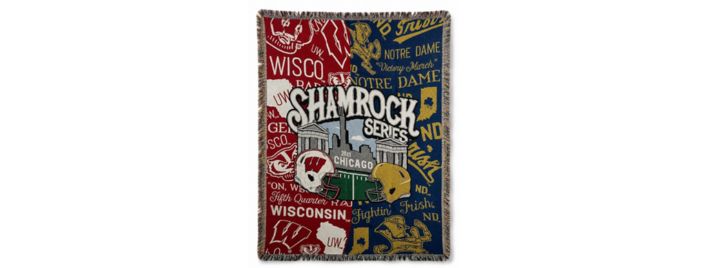 Notre Dame Shamrock Series 2021 Blanket