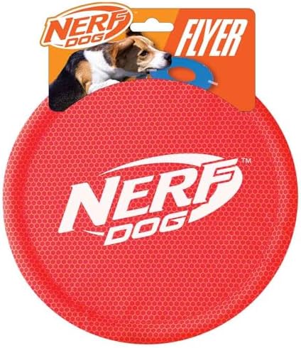 Nerf Dog Nylon Flyer Dog Toy, Flying Disc, Li