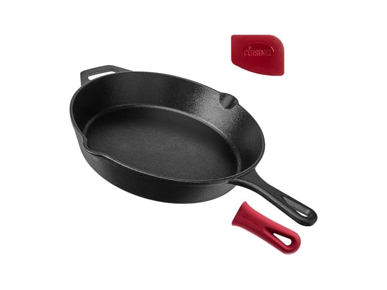 Cuisinel 12-Inch Cast Iron Skillet