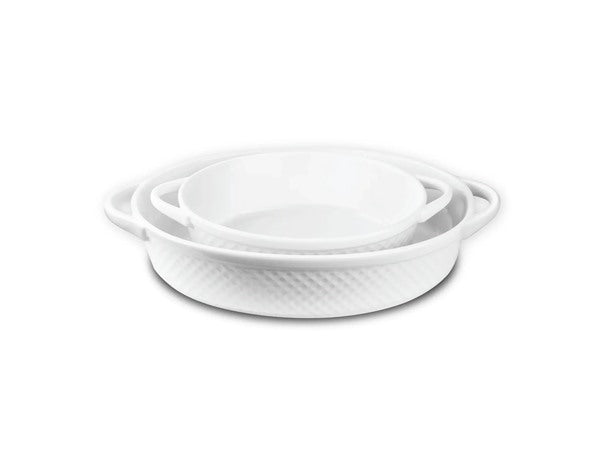 Le Regalo 2 Piece Stoneware Oval Baker