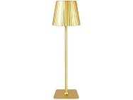 Mikasa 14.8" Gold Rechargeable LED Lamp