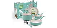 GreenLife Soft Grip 8 Piece Cookware Set