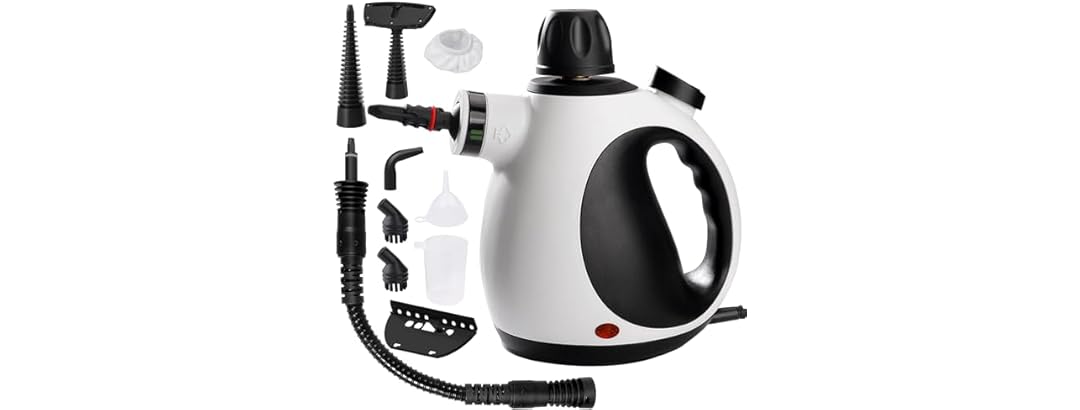 Handheld Steam Cleaner w/ 10 Accessories