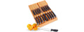 16 Knife Bamboo Drawer Organizer