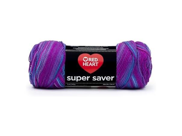 Red Heart Super Saver Yarn - Grape Fizz