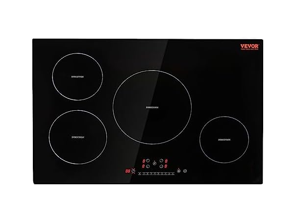 VEVOR Electric Cooktop, 4 Burners, 30''