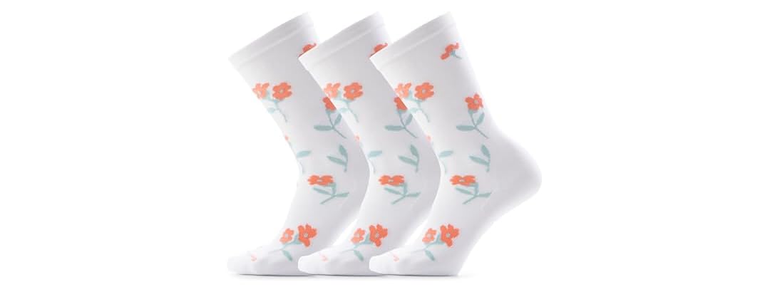 Smartwool Women Everyday Garden Gala Socks White