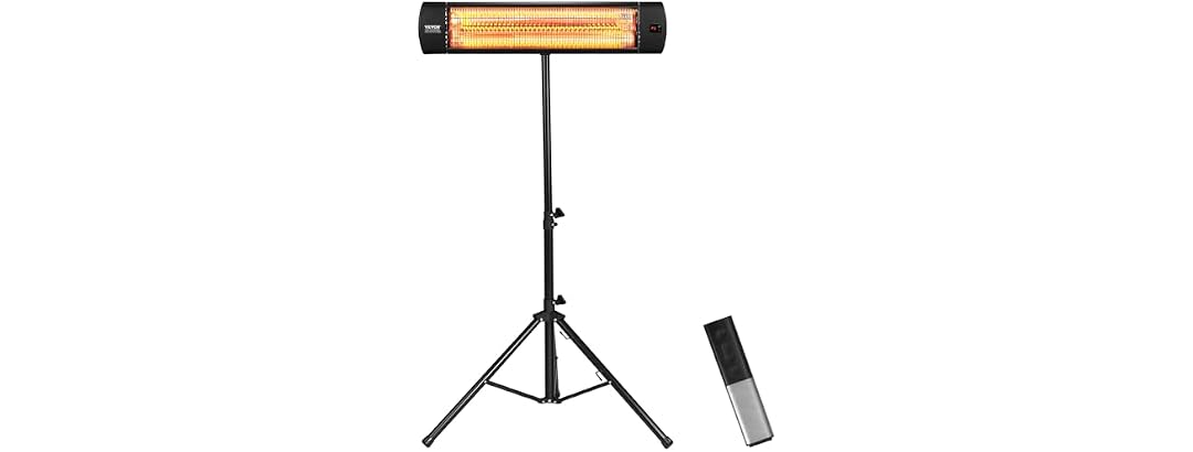 Infrared Heater, 1500W Remote Control Electric