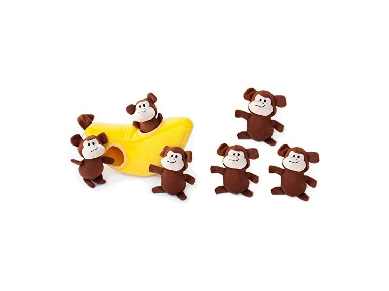 ZippyPaws Monkey Banana Set