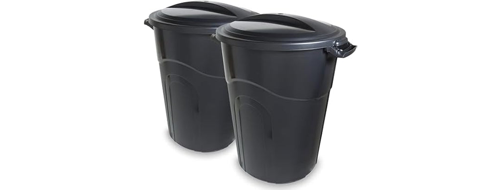 United Solutions 32 Gallon Outdoor Waste Garbage Bin