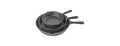 Commercial CHEF 3pc Cast Iron Skillet