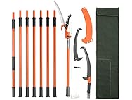 Manual Pole Saw, 7.3-27 ft Extendable Scissors