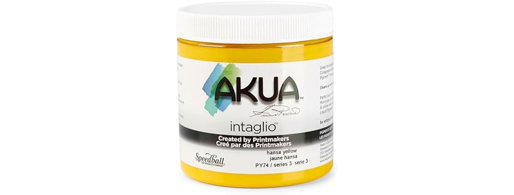 Akua Intaglio Ink 8oz Hansa Yellow