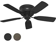 Hunter Fan 42" Low Profile, Matte Black