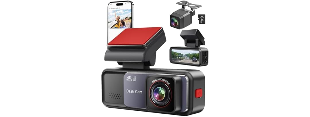 Lgueati Rear and Front Dash Cam