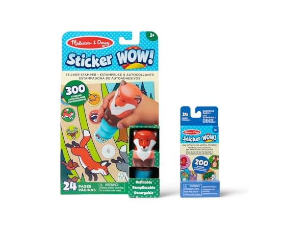 Melissa & Doug Sticker Wow!? Fox Bundle