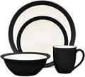Noritake Colorwave Graphite 4-Piece Curve Place Setting, Service for 1