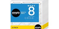 Simply Air Filter Merv 8 MPR 600, 12pk AC Furnace & HVAC