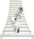 La La Pet Wood Cat Bridge Ladder Perch Hammoc