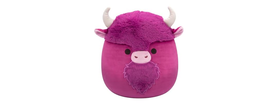 Squishmallows Original 12" Dave Plum Bison Plush