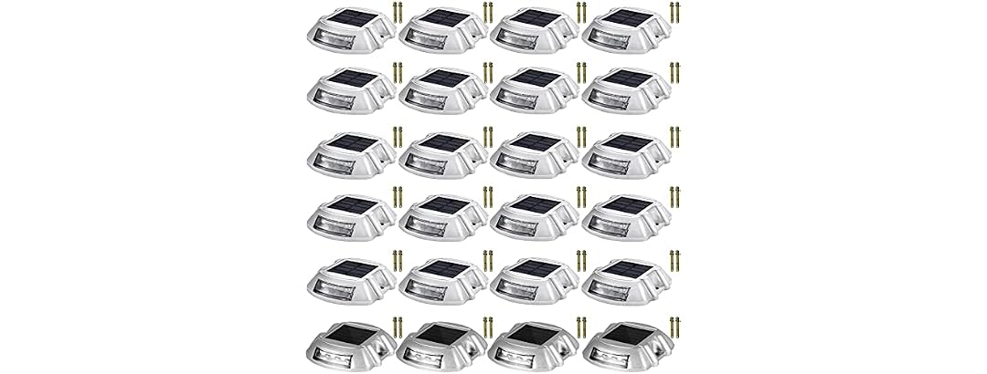 Driveway Lights 24-Pack Solar Driveway Lights