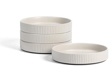 Haven Modern Stoneware 4-Piece Pasta Bowls