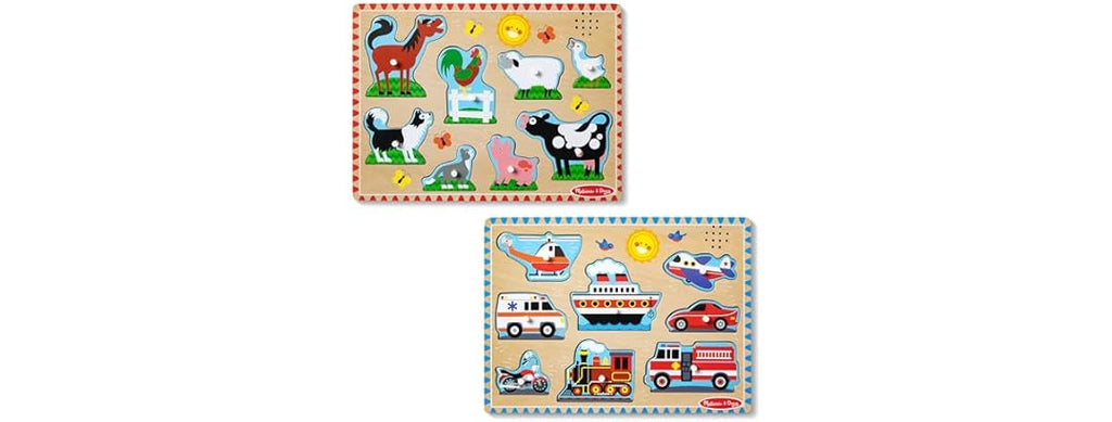 Melissa & Doug Light-Activated Sound Puzzles