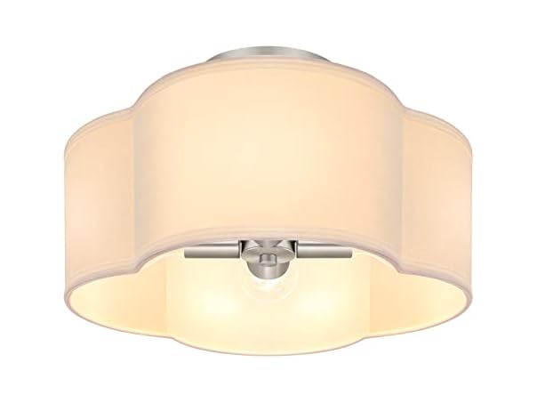 4-Light Semi Flush Mount Ceiling Light Fixture
